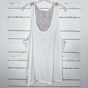 French Connection Lace Back Tank Top
